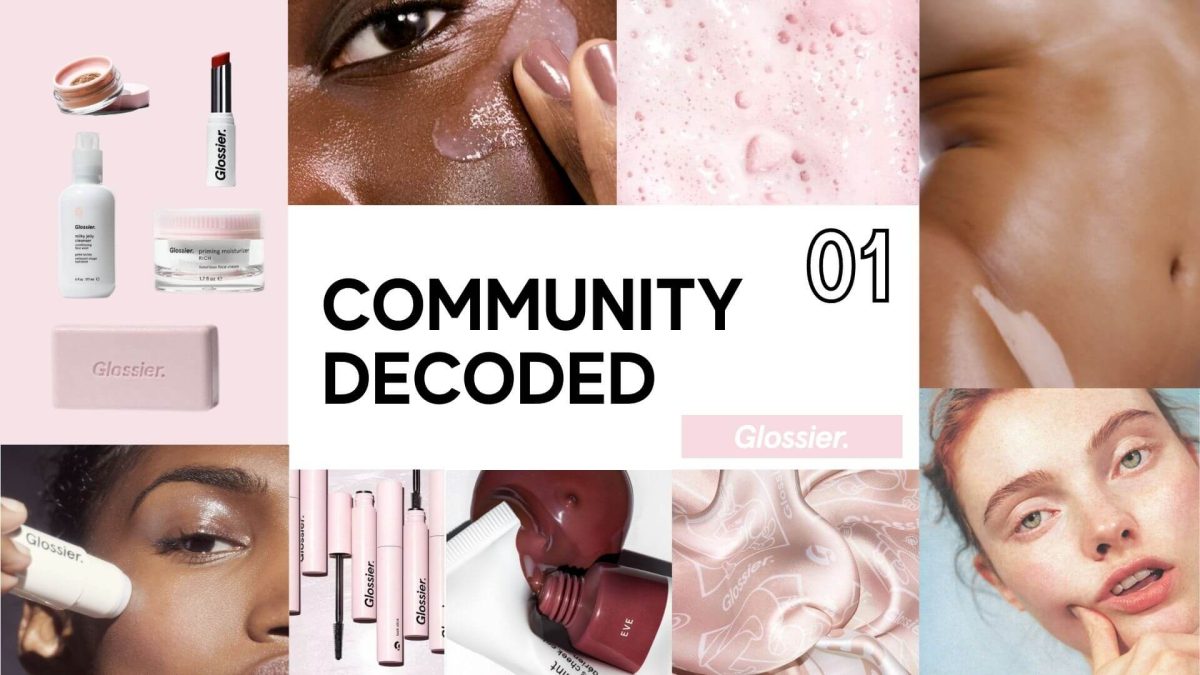Glossier جذب مشتری از طریق جامعه سازی